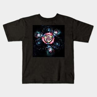 Fractal Rose Kids T-Shirt